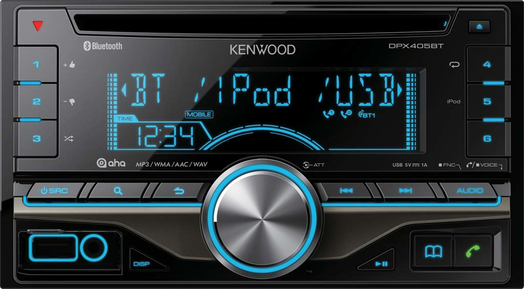 Kenwood DPX405BT car media receiver Black Bluetooth – image 1