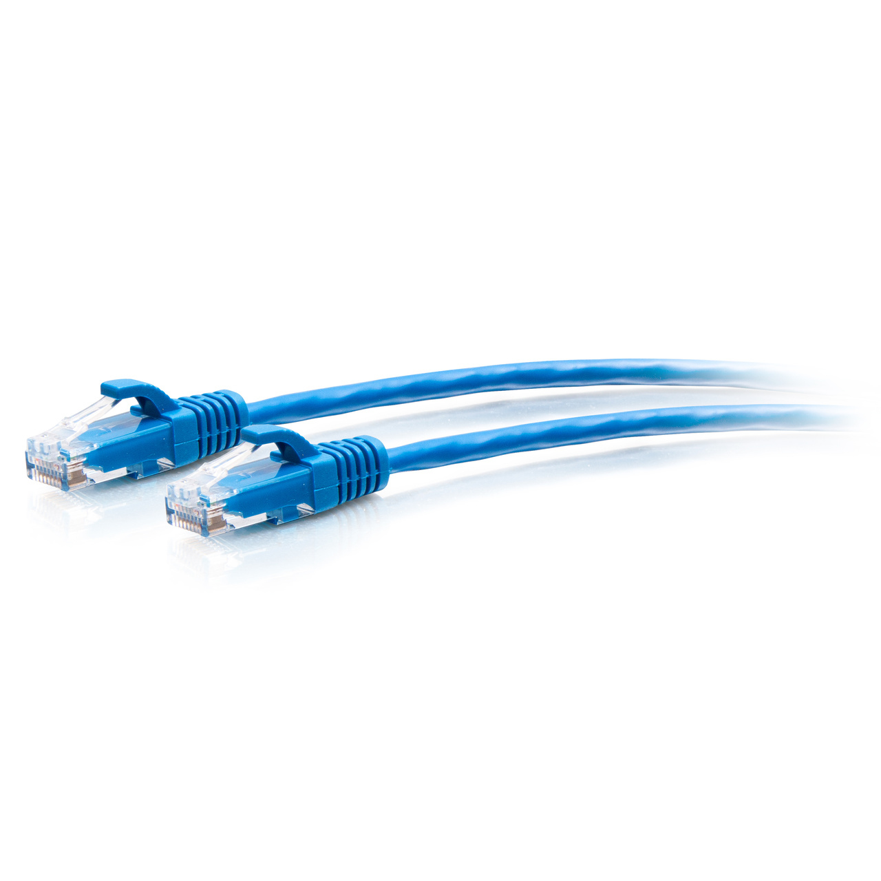 C2G Cavo patch di rete Ethernet sottile Cat6a antigroviglio non schermato (UTP) da 18 m - Blu