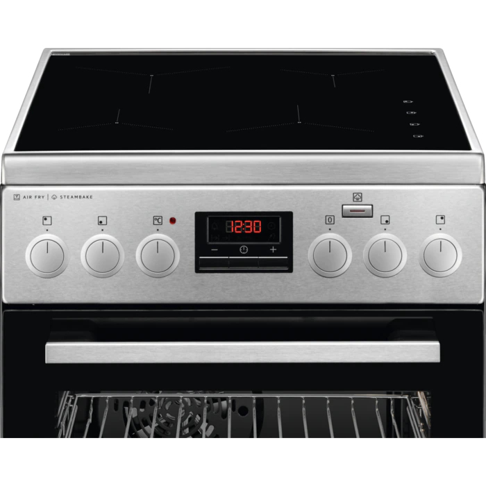 AEG CIB56481BM Freestanding cooker Electric Zone induction hob Stainless steel – image 2
