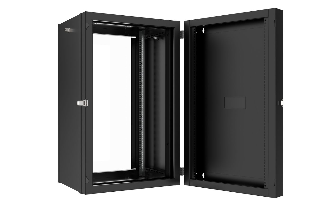 Lanview RWP20U45BL-D rack cabinet 20U Wall mounted rack Black – image 2
