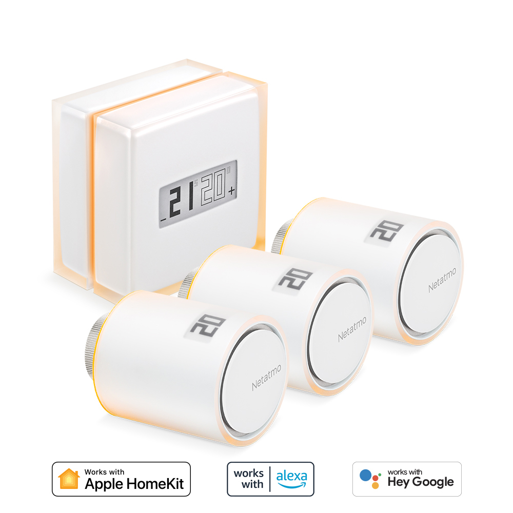 Netatmo Pack: Smart Thermostat + 3 Additional Smart Radiator Valves – image 2