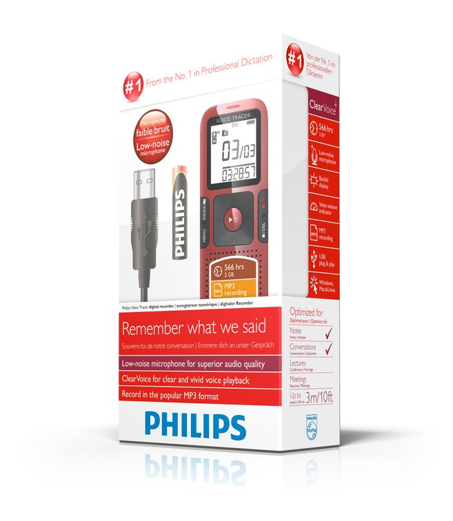 Philips Voice Tracer digital recorder LFH0646/00 – image 2