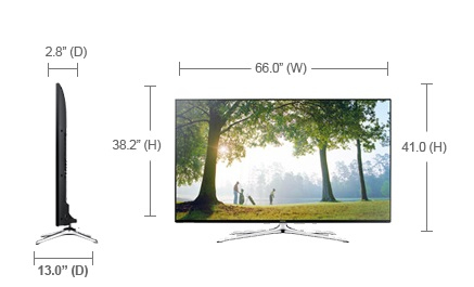 Samsung UN75H6350AF 189.2 cm (74.5") Full HD Wi-Fi Silver – image 3