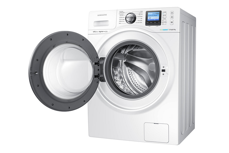 Samsung WD12F9C9U4W washer dryer Freestanding Front-load White – image 3
