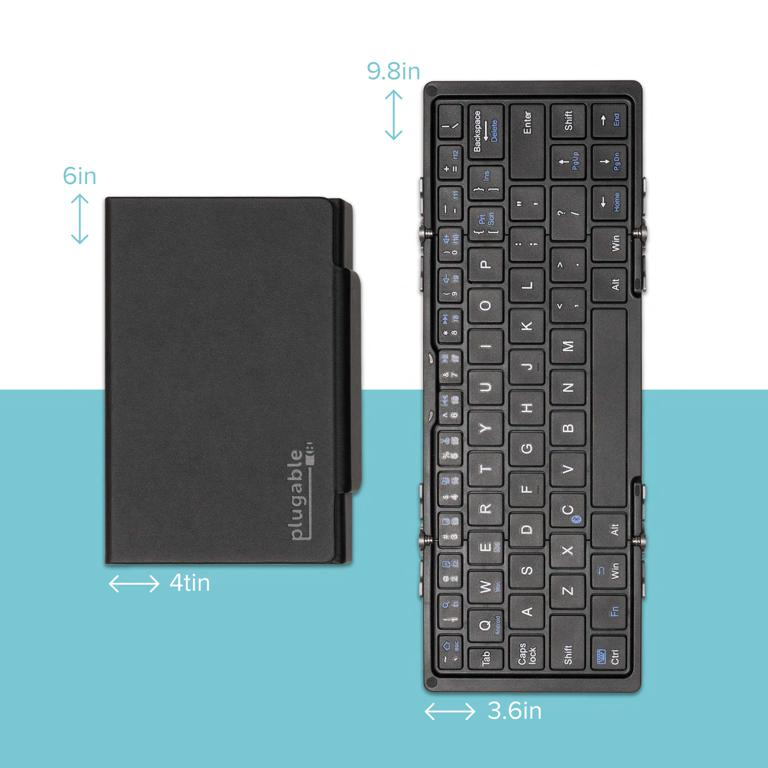 Plugable Technologies BT-KEY3 mobile device keyboard QWERTY English Bluetooth Black – image 6