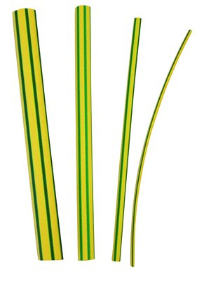 Product image: 3M TE100046149 cable insulation Heat shrink tube Green, Yellow