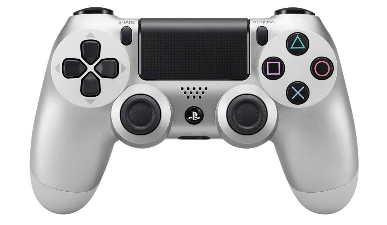 Sony Interactive Entertainment PS719822943 Gaming Controller Silver USB 2.0 Gamepad Analogue / Digital PlayStation 4
