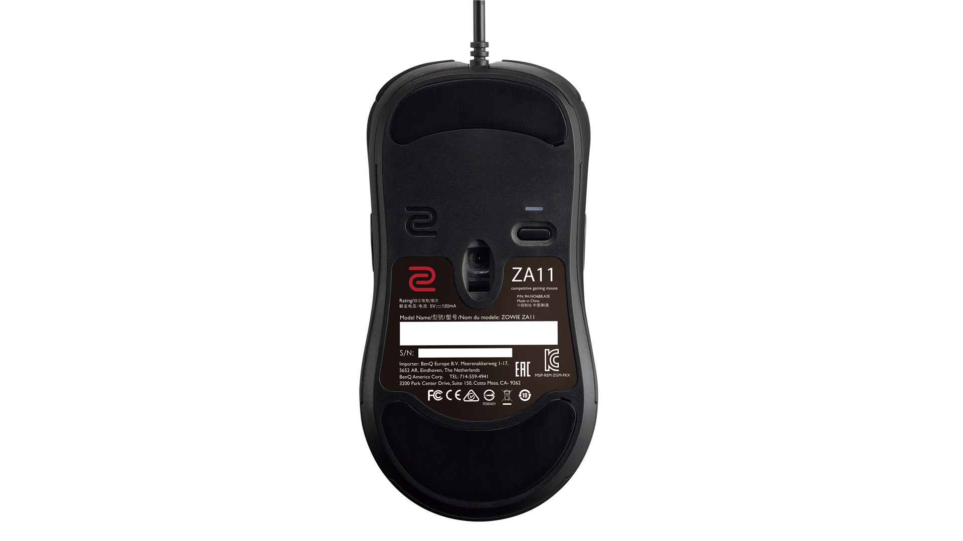 ZOWIE ZA11 mouse Office Ambidextrous USB Type-A 3200 DPI – image 5