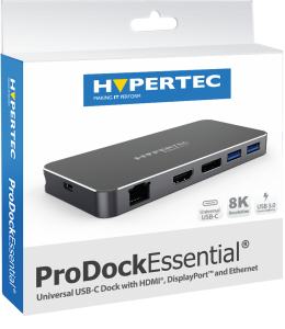 Hypertec ProDock EssentiaI - Universal USB-C Dock with HDMI, DisplayPort and Ethernet – image 7
