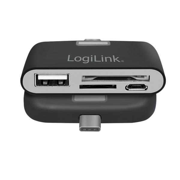 LogiLink CR0044 card reader USB 2.0 Type-C Black, Grey – image 4