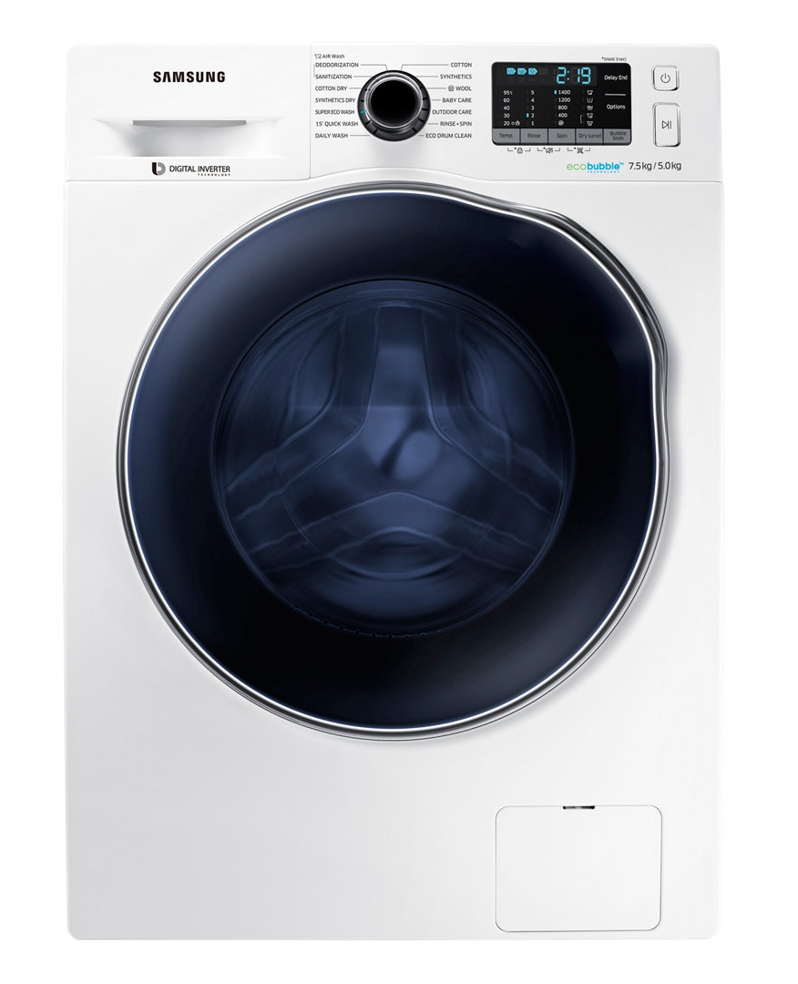 Samsung WD75J5410AW washer dryer Freestanding Front-load White – image 1