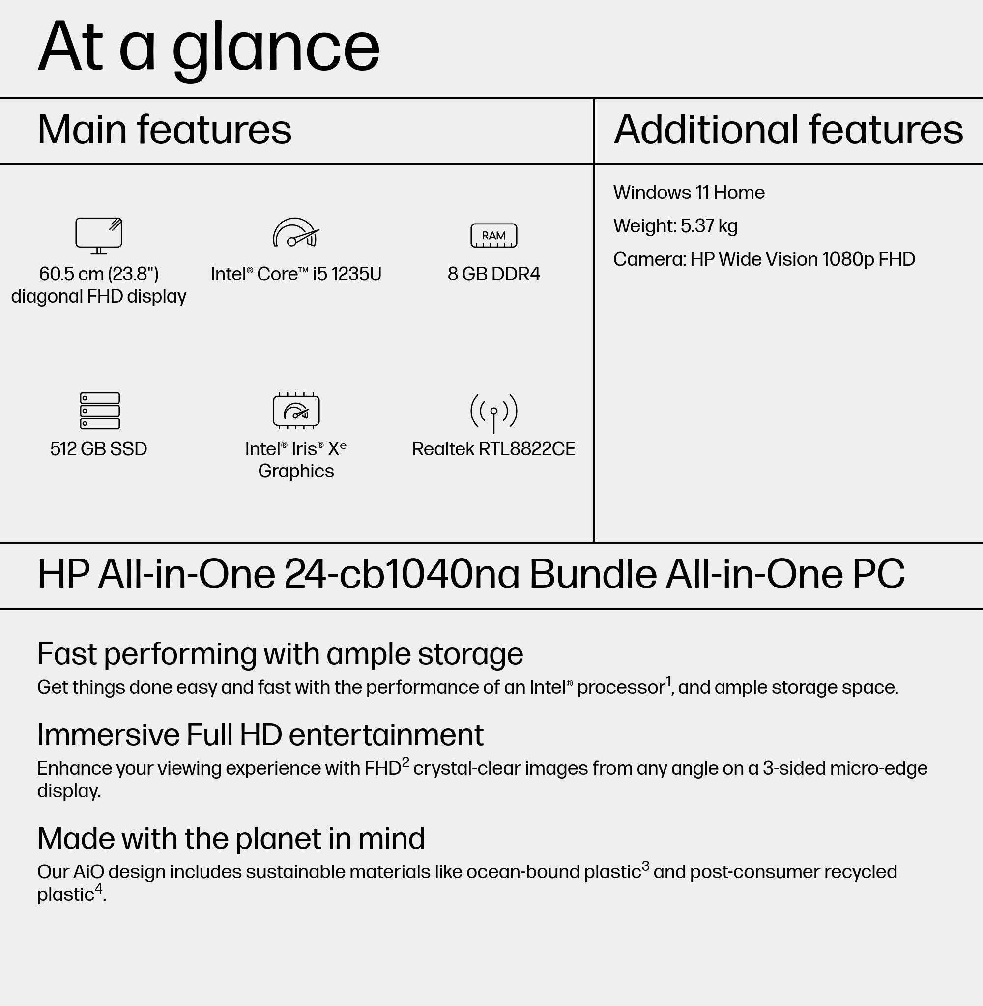 HP 24-cb1040na Intel® Core™ i5 i5-1235U – image 4
