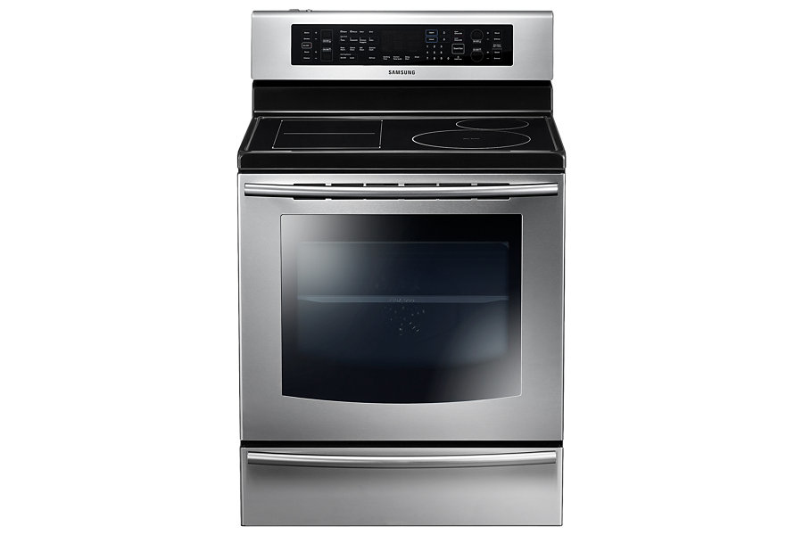 Samsung NE599N1PBSR cooker Freestanding cooker Electric Zone induction hob Stainless steel