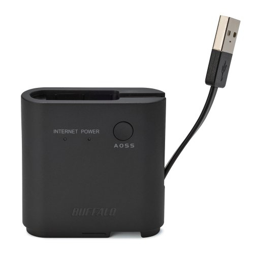 Buffalo WMR-300 wireless router Fast Ethernet Single-band (2.4 GHz) Black