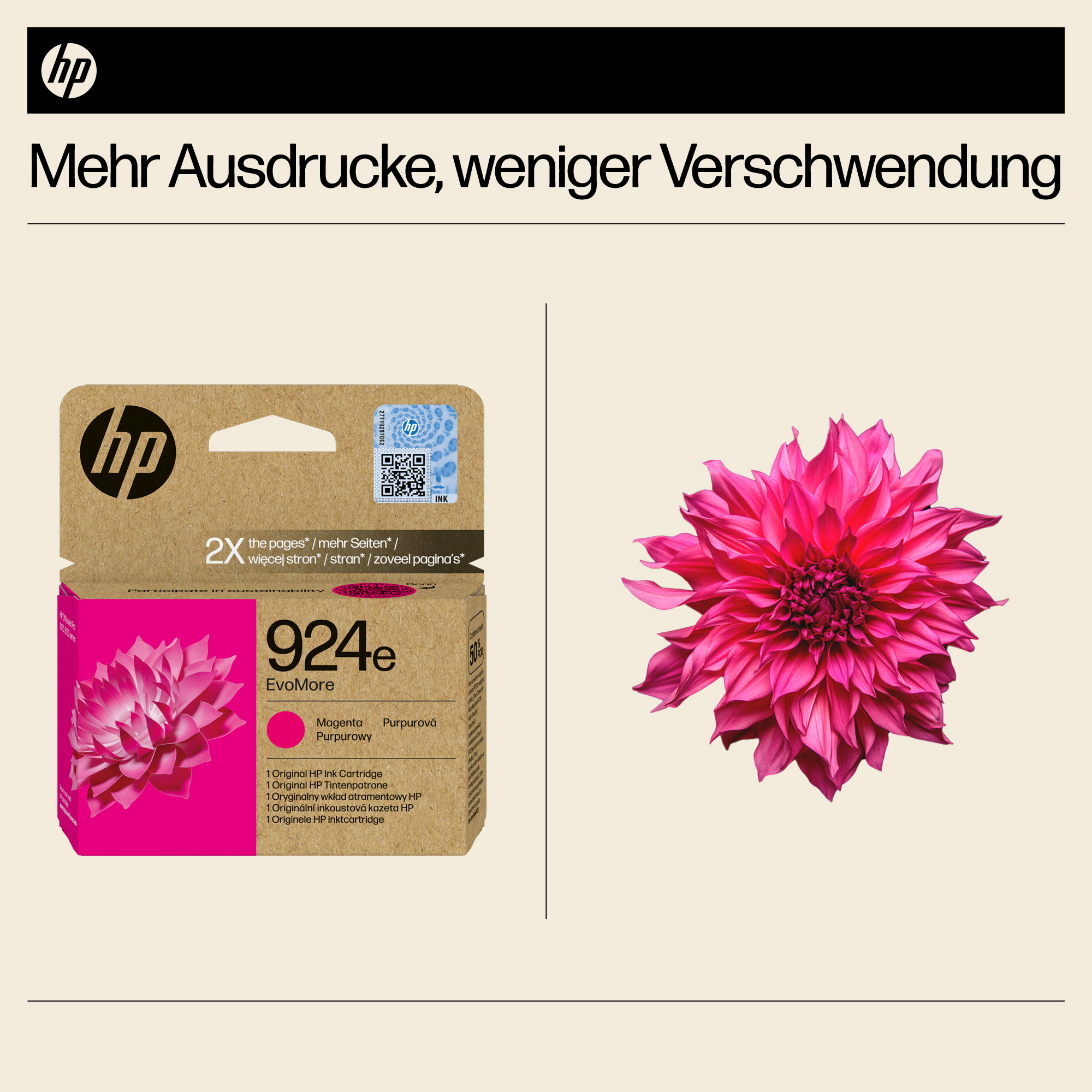 924e EvoMore Magenta Original Druckerpatrone