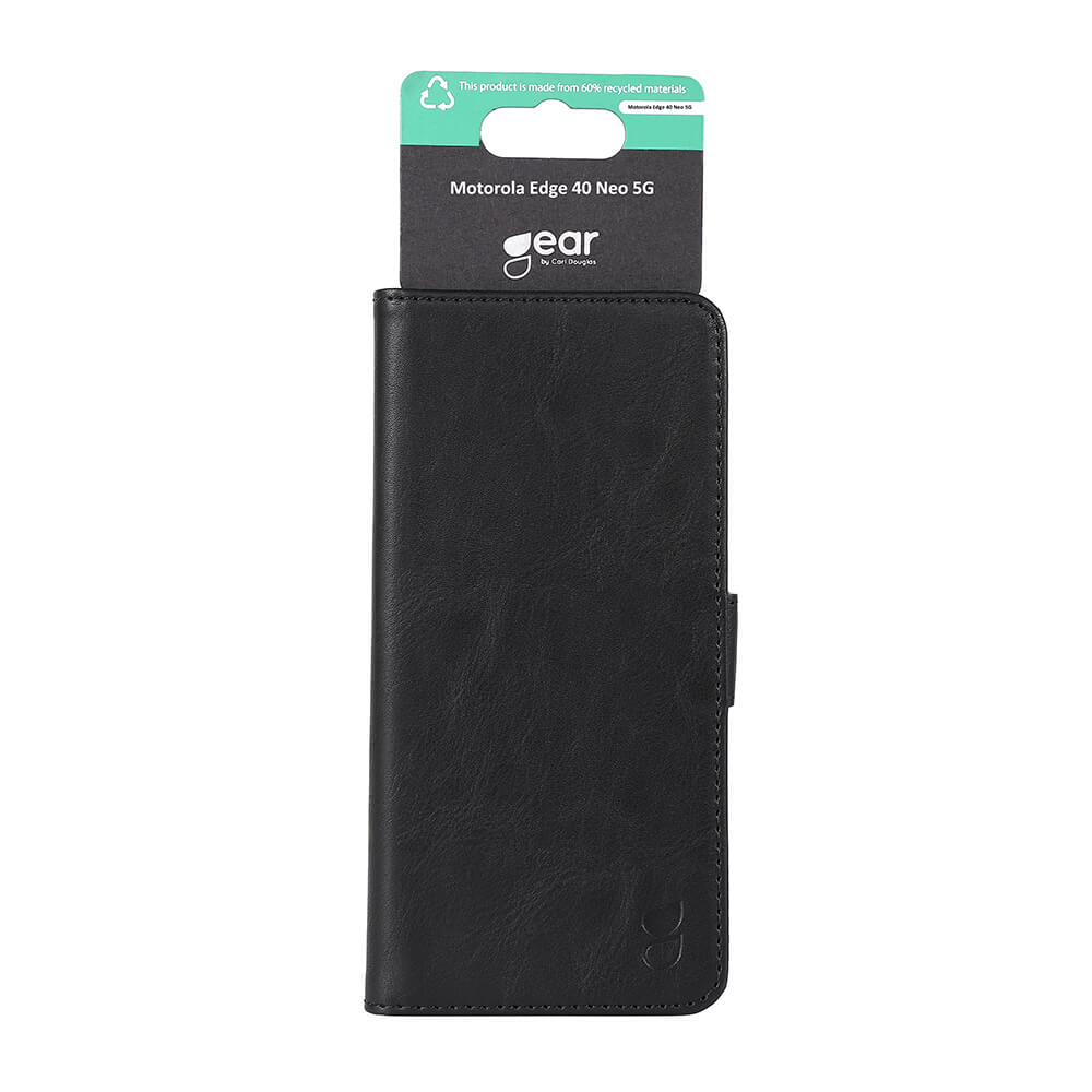 Gear Wallet Case 3 Card Slots Black - Motorola Edge 40 Neo – image 2