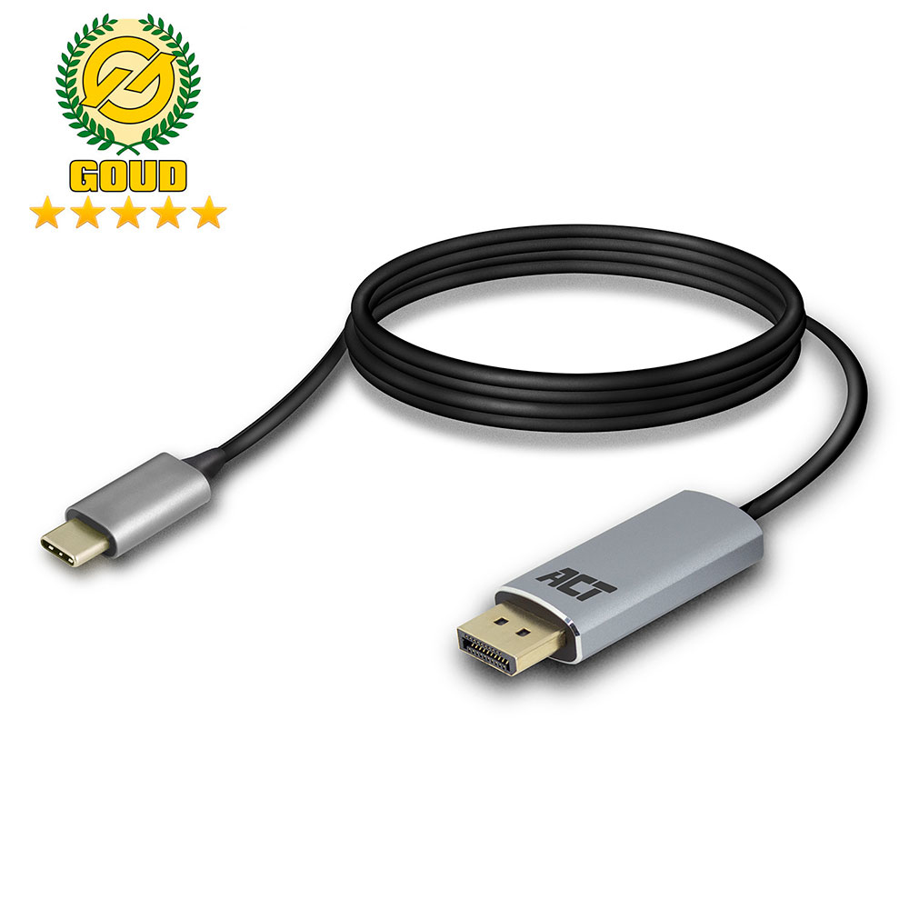 ACT USB-C to DisplayPort cable 1.8 meters – image 3