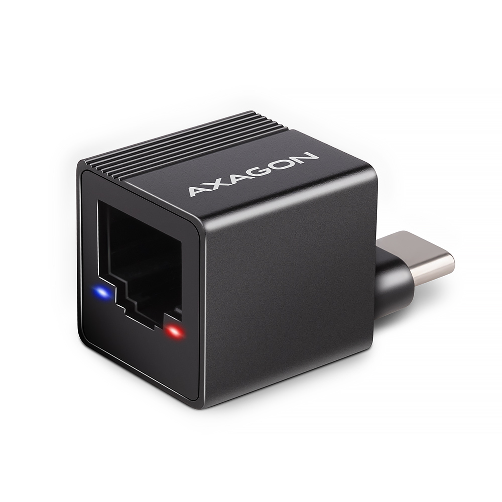 Axagon ADE-MINIC USB-C 3.2 Gen 1 Gigabit Ethernet MINI adapter - schwarz - Adapter - Digital/Daten