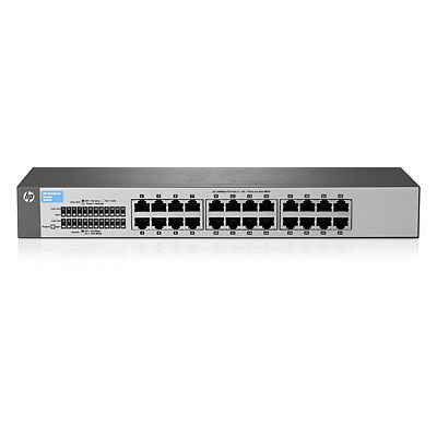 HP V 1410-24 Unmanaged Fast Ethernet (10/100) 1U Grey – image 1