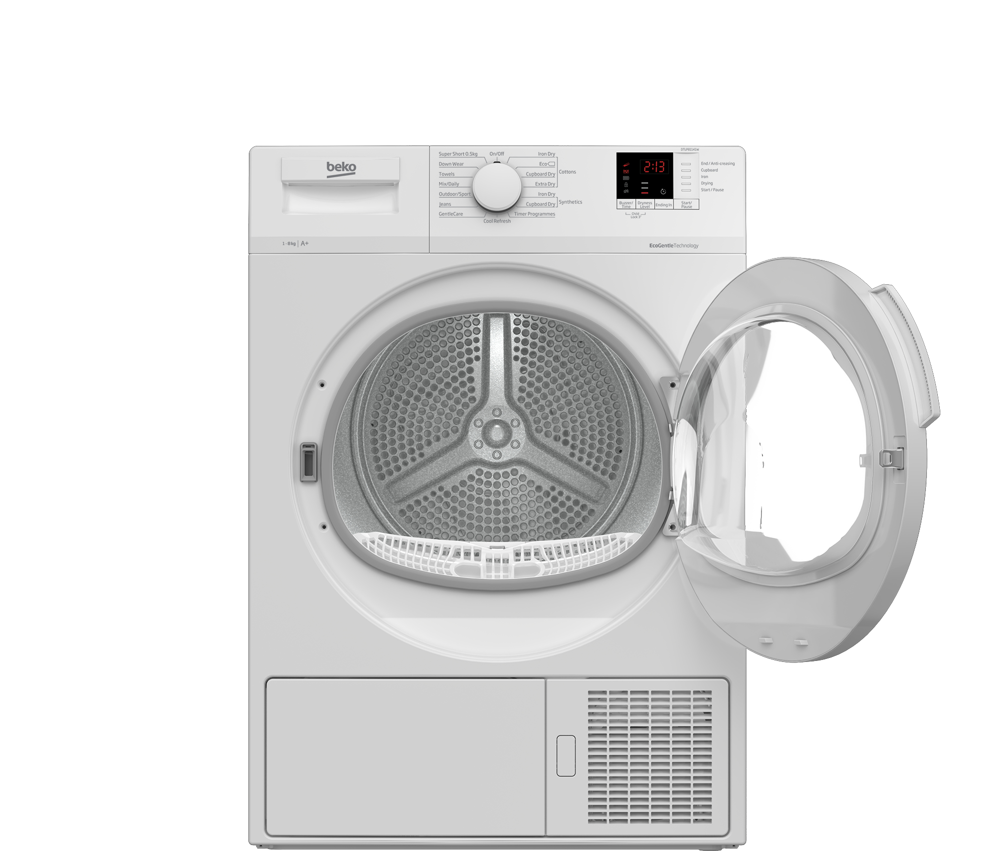 Beko DTLP81141W 8kg Heat Pump Tumble Dryer with Sensor Programmes – image 3