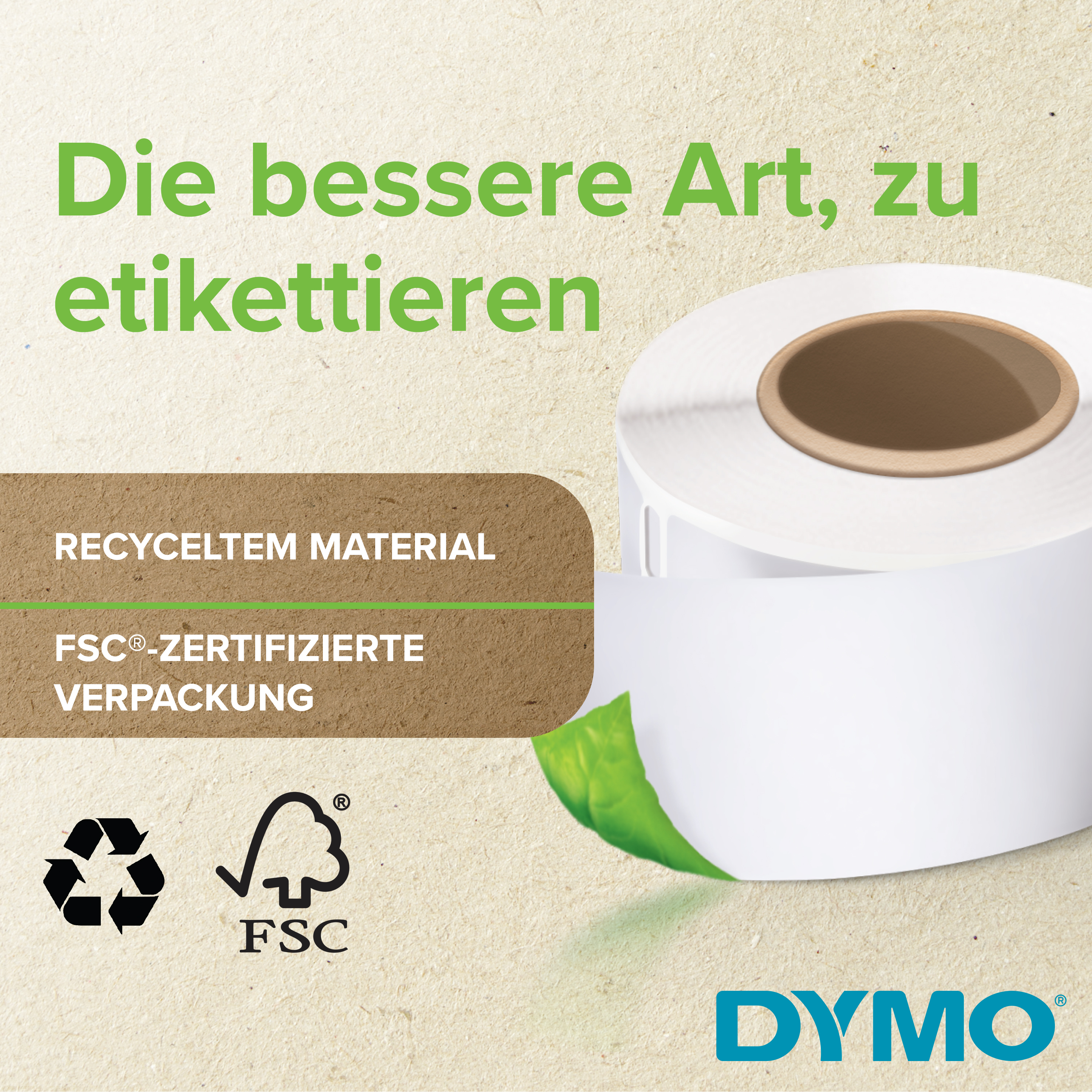 DYMO LW-Rücksendeetiketten Vorteilspack 32x57mm 24Rl 1000Stk Etiketten