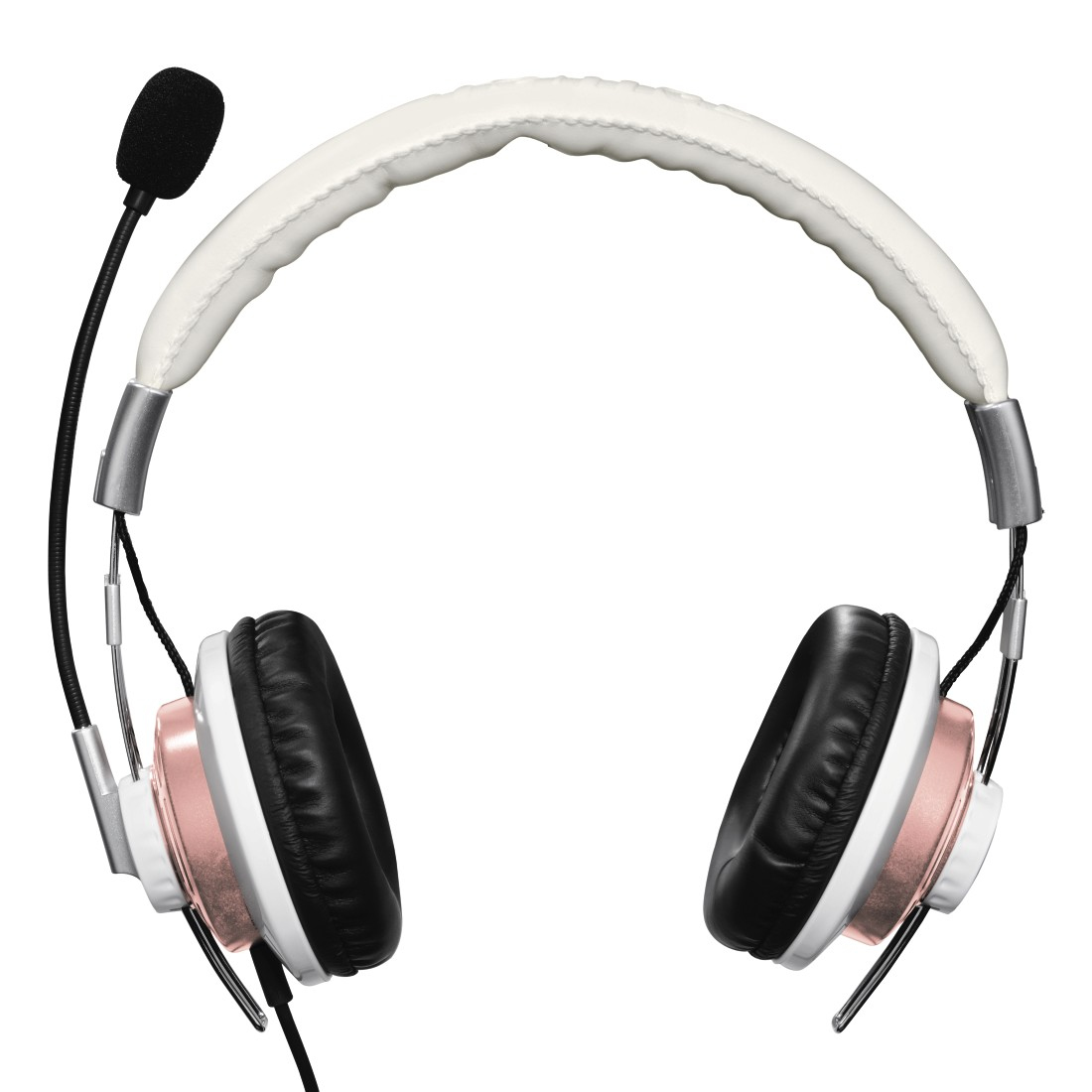 Hama 00139913 headphones/headset Wired Head-band Gaming USB Type-A Pink, White – image 2