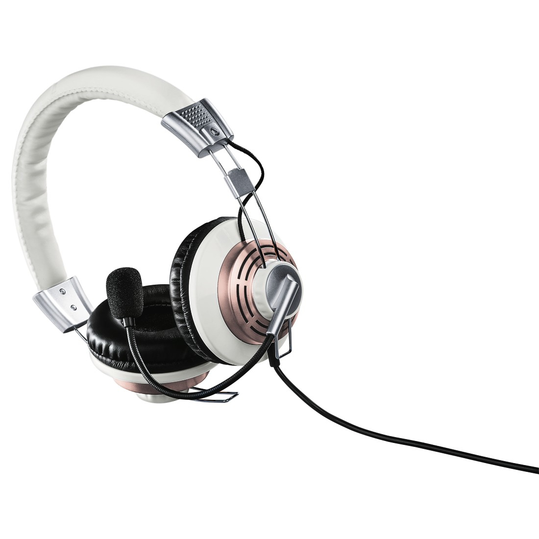 Hama 00139913 headphones/headset Wired Head-band Gaming USB Type-A Pink, White – image 5