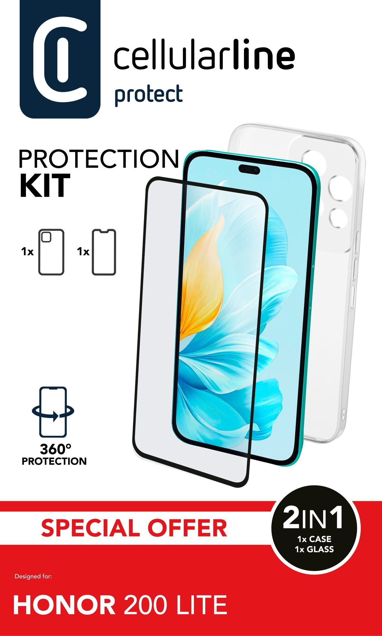 Cellularline Protection Kit - Honor 200 Lite – image 2
