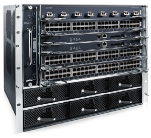 Dell C7004 network equipment chassis 9U Black, Stainless steel