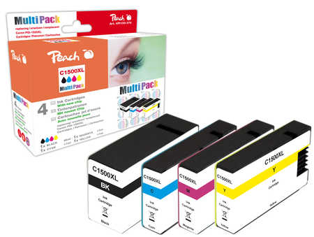 Peach PI100-276 ink cartridge Black, Cyan, Magenta, Yellow