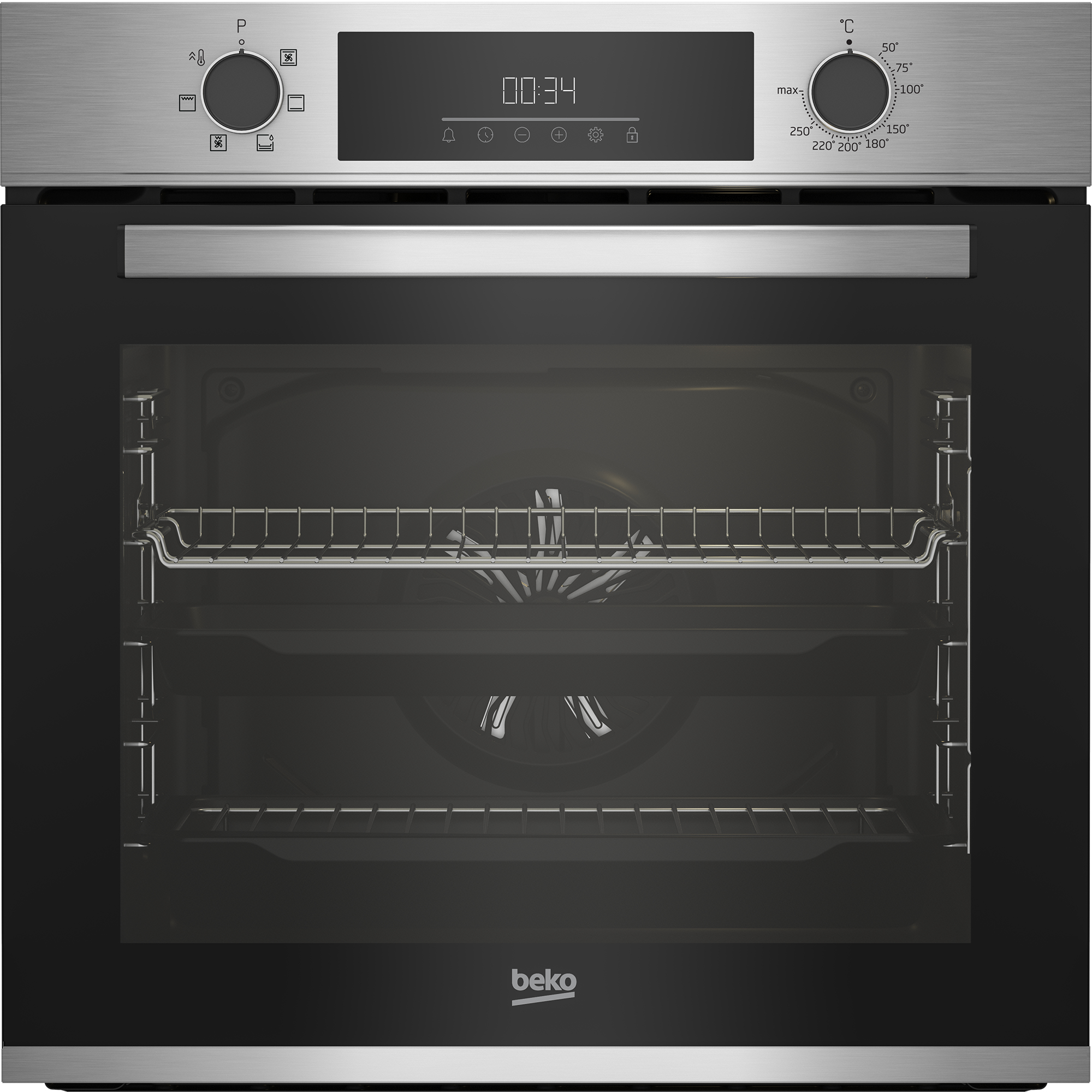 Beko BBQE22300X 60cm Built-In Single Multi-function Oven with AeroPerfectTM – image 1