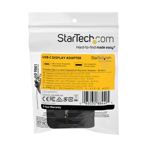 StarTech.com Compact USB C to Mini DisplayPort Adapter - 8K – image 8
