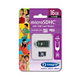 Integral INMSDH16G4NAUSBR memory card