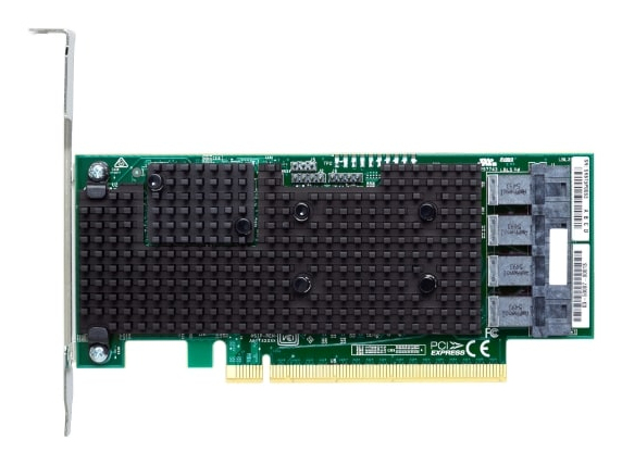Lenovo ThinkSystem 1610-4P NVMe Switch Adapter - Storage controller - 4 Channel - PCIe 3.0 - PCIe 3.0 x16 - for ThinkAgile VX Certified Node 7Y94, ThinkAgile VX7520 Appliance, ThinkSystem SR250