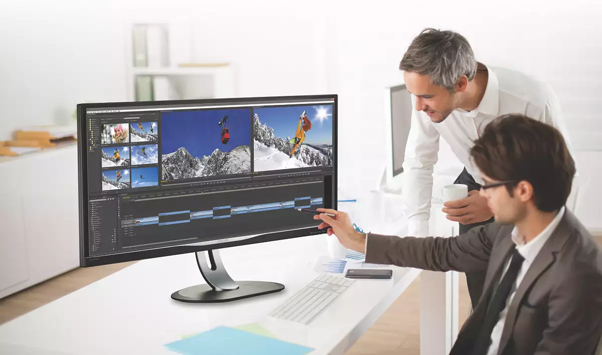 Philips Brilliance UltraWide LCD Display with MultiView BDM3470UP/75 – image 3