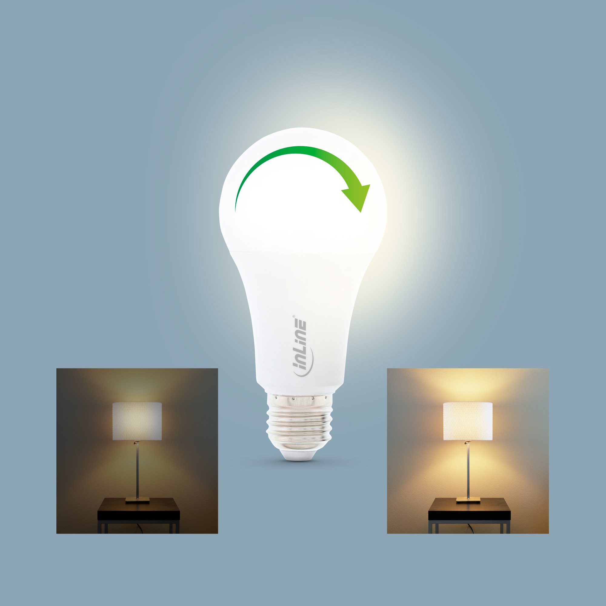 InLine SmartHome LED bulb RGB E27, 900LM – image 3
