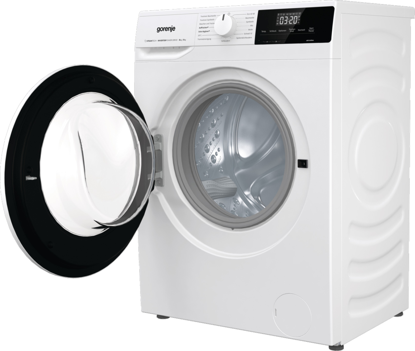 Gorenje W3D2A854ADPS/DE washer dryer Freestanding Front-load White – image 2