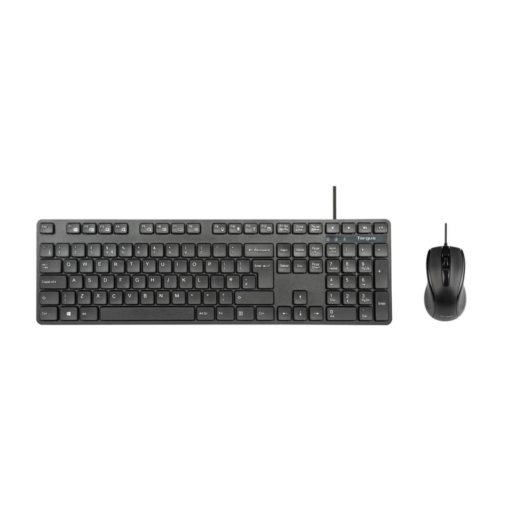 Targus AKM622UK tastiera Mouse incluso Universale USB QWERTY Inglese UK Nero