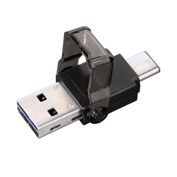 Hama 00124021 card reader USB/Micro-USB Black – image 3