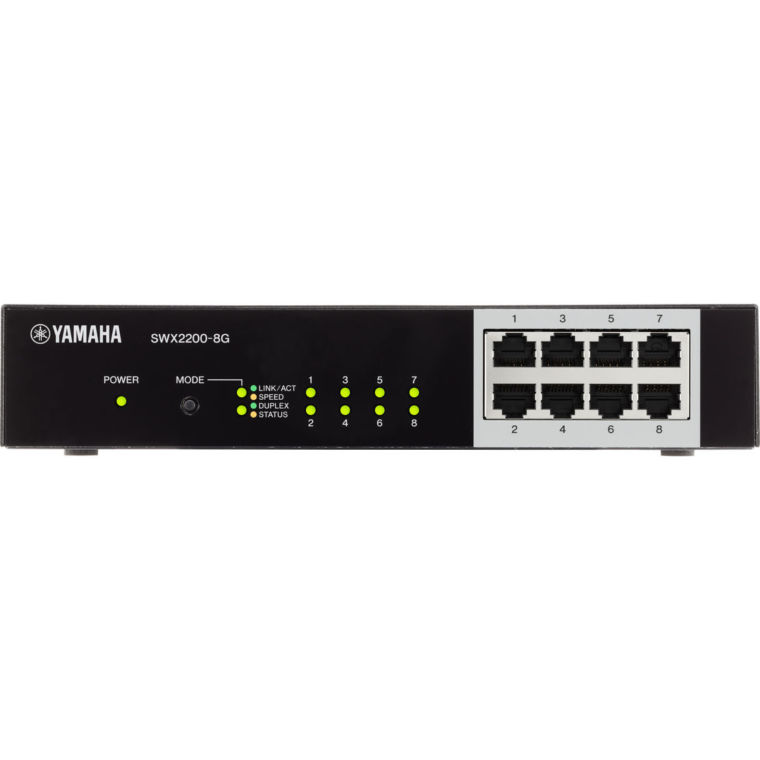 Yamaha SWX2200-8G network switch L2 Gigabit Ethernet (10/100/1000) Black – image 2