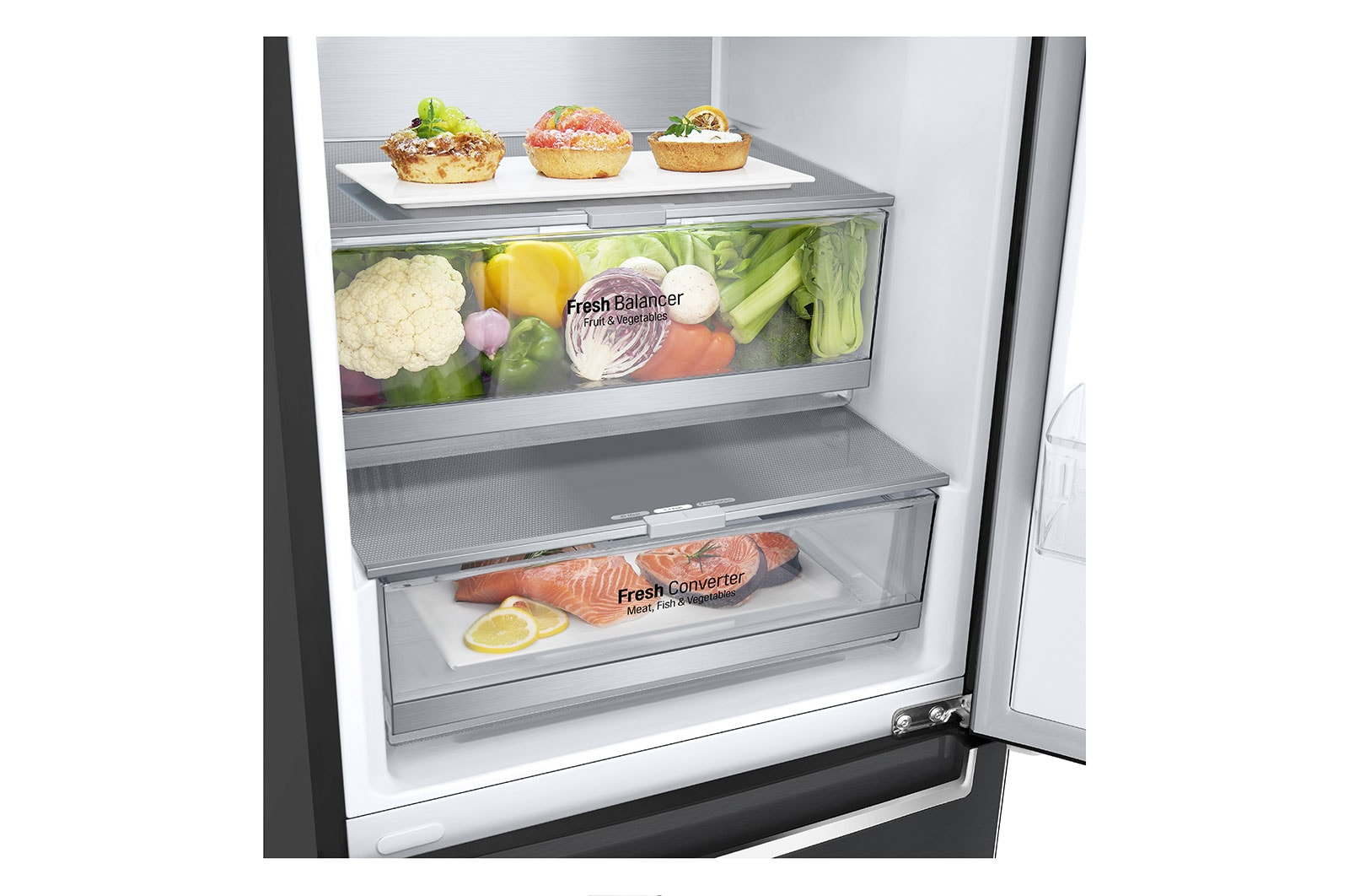 LG GBB92MCB1P fridge-freezer Freestanding – image 8