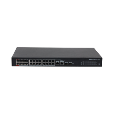 Dahua Technology DH-S4101-24ET2GF-360-C network switch Managed L2 Fast Ethernet (10/100) Power over Ethernet (PoE) Black