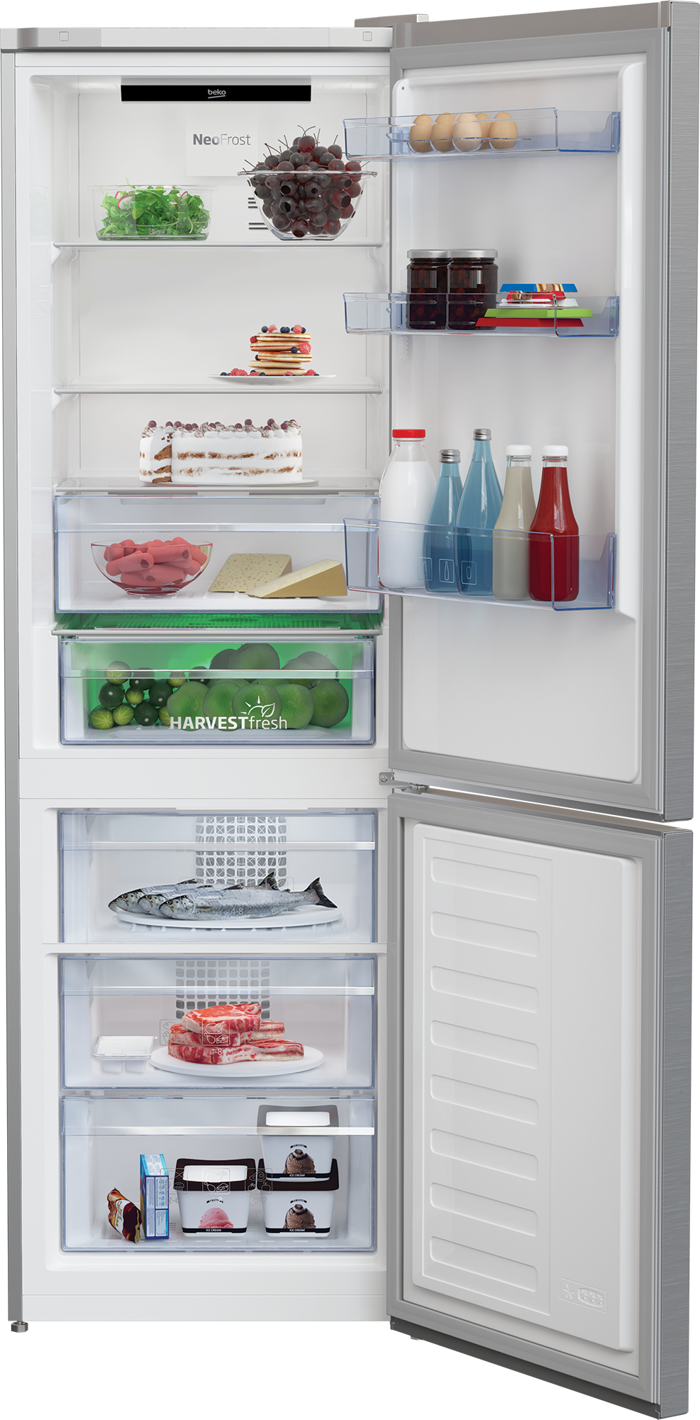 Beko KG366E60XBCHN fridge-freezer Freestanding – image 3