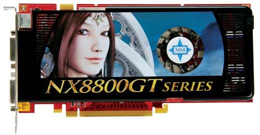 MSI NX8800GT-T2D256E-OC - PCI-E, 256Mb