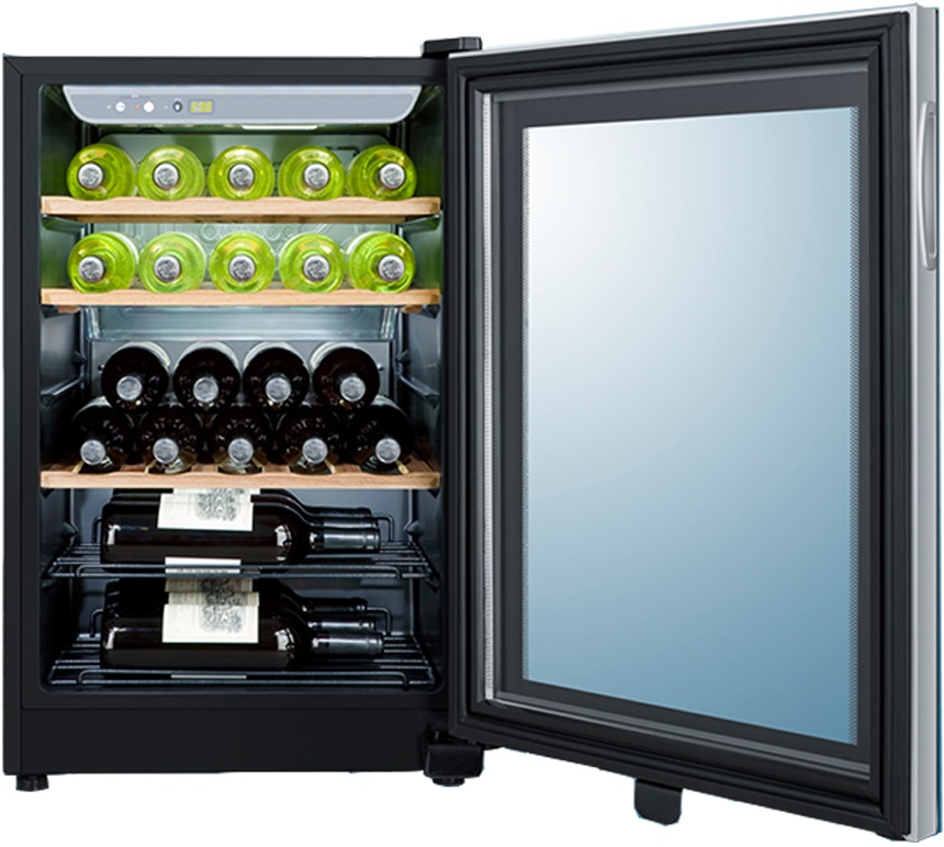 Haier WS25GA wine cooler Freestanding Black 25 bottle(s) – image 2