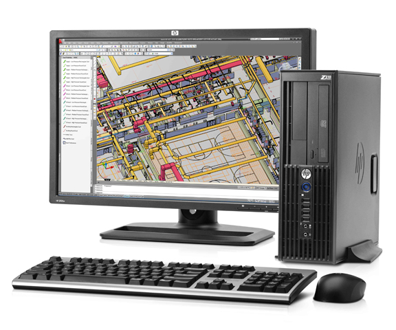 HP Z210 SFF + LA2205wg
