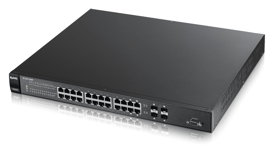 Zyxel GS1910-24HP Managed L2 Power over Ethernet (PoE) Black – image 1