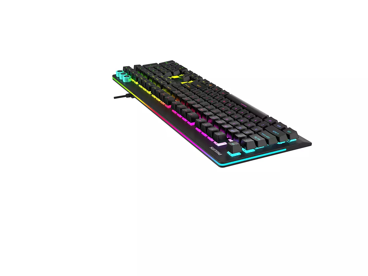 Philips SPK8307BCR/93 keyboard Gaming USB QWERTY Black – image 2