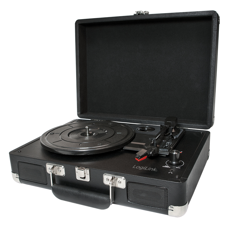 LogiLink UA0270 audio turntable Belt-drive audio turntable Black – image 1