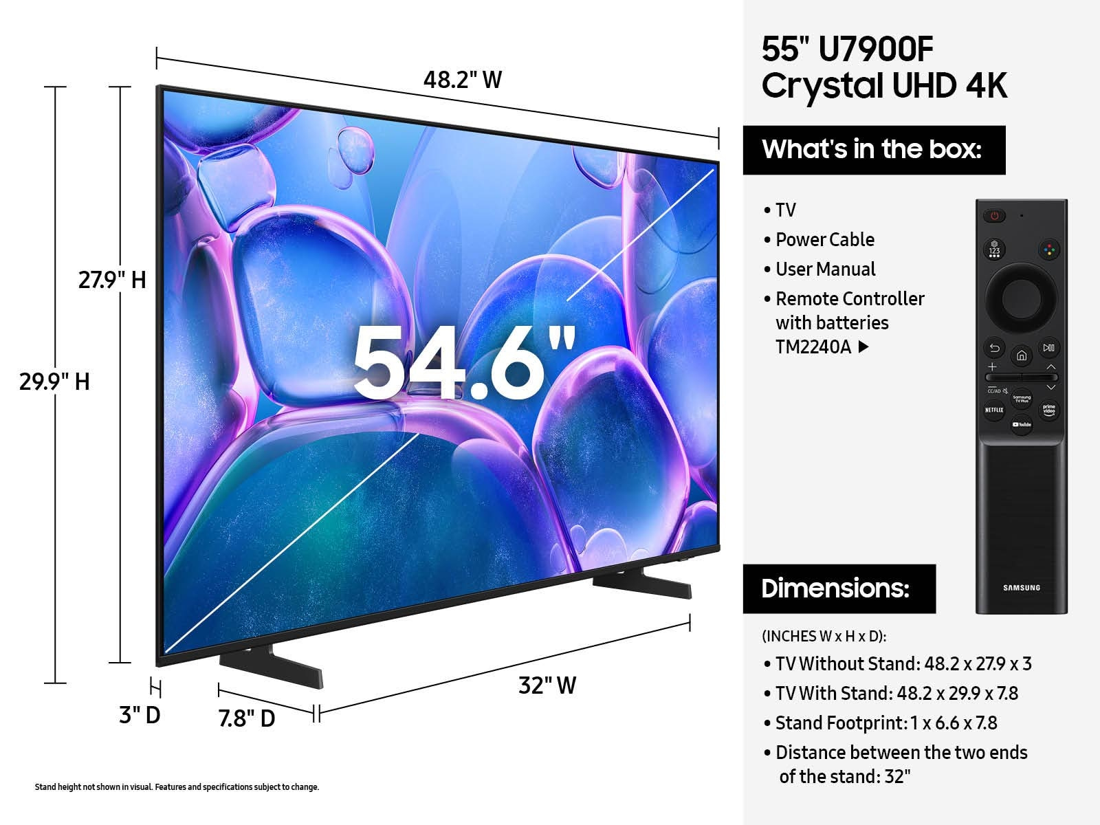 Samsung UN55U7900FFXZA TV – image 5